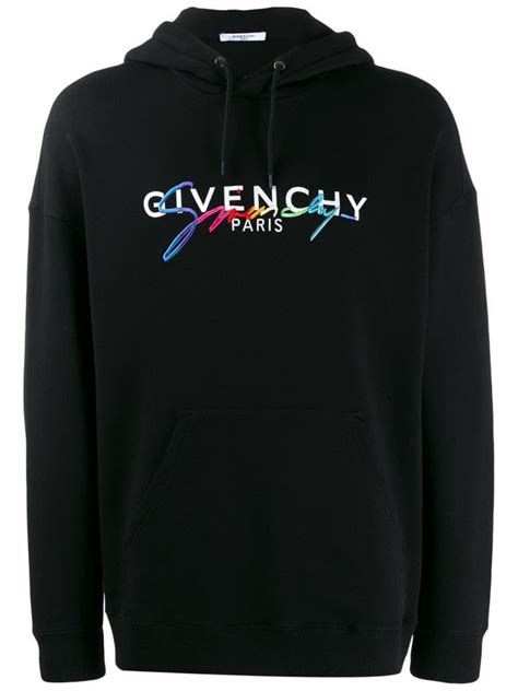 rainbow givenchy hoodie|Givenchy hoodie with holes.